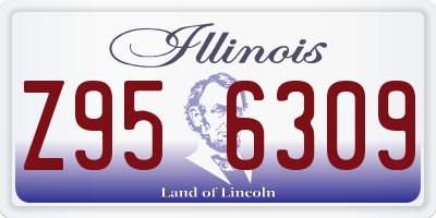 IL license plate Z956309