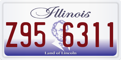 IL license plate Z956311