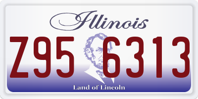 IL license plate Z956313