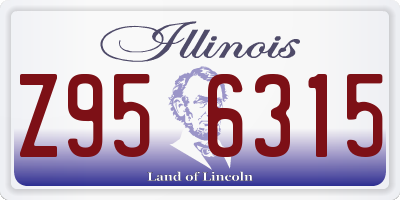 IL license plate Z956315