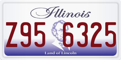 IL license plate Z956325