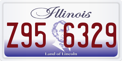 IL license plate Z956329