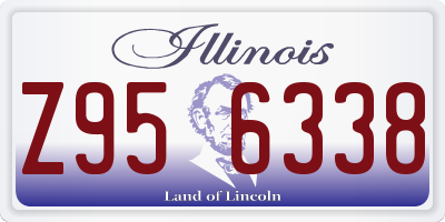 IL license plate Z956338