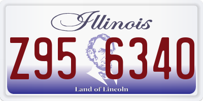 IL license plate Z956340