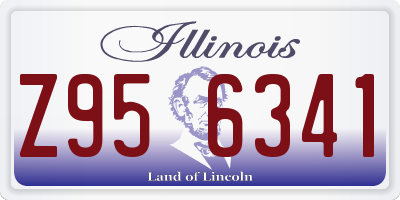 IL license plate Z956341