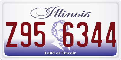 IL license plate Z956344