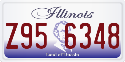 IL license plate Z956348