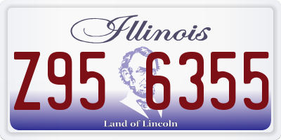 IL license plate Z956355