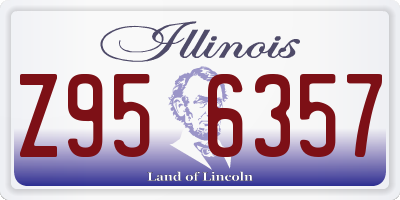 IL license plate Z956357