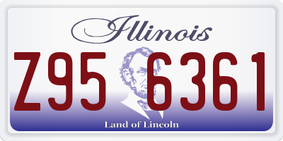 IL license plate Z956361