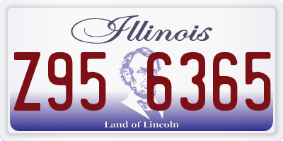 IL license plate Z956365