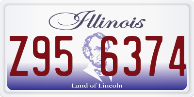 IL license plate Z956374