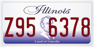 IL license plate Z956378