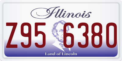 IL license plate Z956380