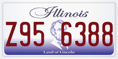 IL license plate Z956388