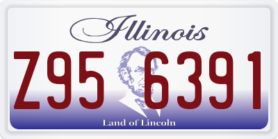 IL license plate Z956391
