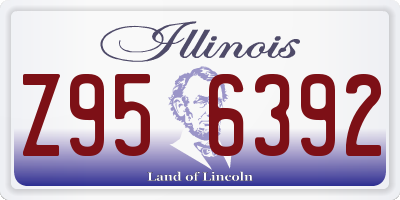 IL license plate Z956392