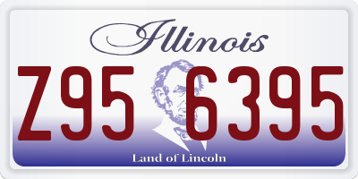 IL license plate Z956395