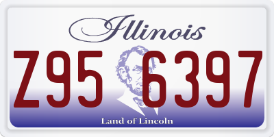 IL license plate Z956397
