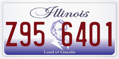 IL license plate Z956401