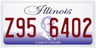 IL license plate Z956402