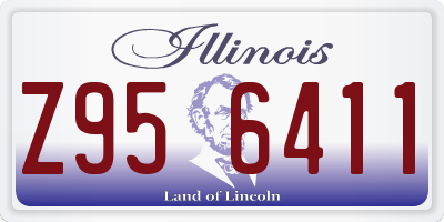 IL license plate Z956411