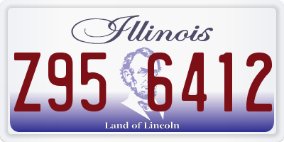 IL license plate Z956412