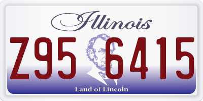 IL license plate Z956415