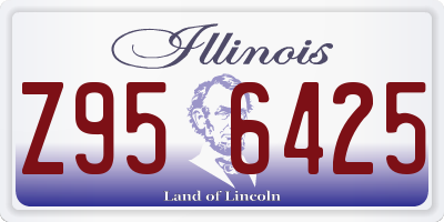 IL license plate Z956425