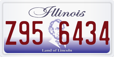 IL license plate Z956434