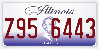 IL license plate Z956443