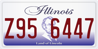IL license plate Z956447