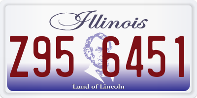 IL license plate Z956451