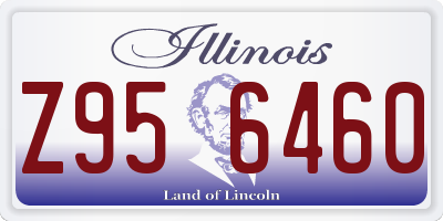 IL license plate Z956460