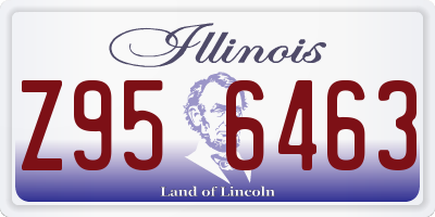 IL license plate Z956463