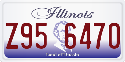 IL license plate Z956470