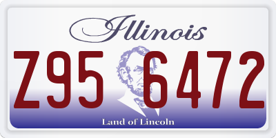 IL license plate Z956472