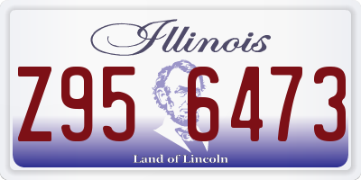 IL license plate Z956473