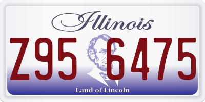 IL license plate Z956475