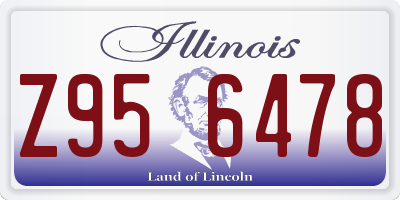 IL license plate Z956478