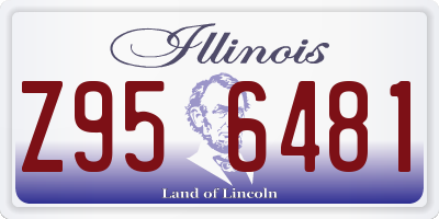 IL license plate Z956481