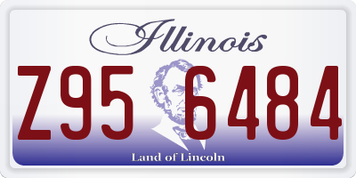 IL license plate Z956484