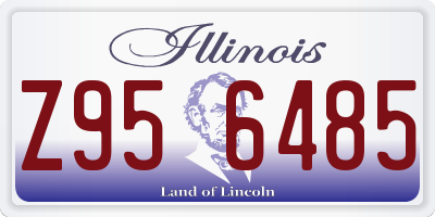 IL license plate Z956485
