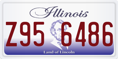IL license plate Z956486