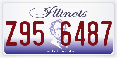 IL license plate Z956487
