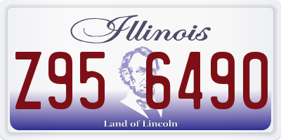 IL license plate Z956490