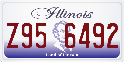 IL license plate Z956492