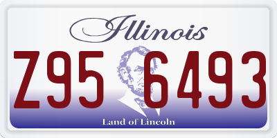 IL license plate Z956493