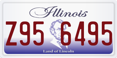 IL license plate Z956495