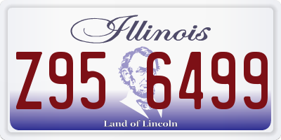 IL license plate Z956499